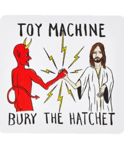 [TOY MACHINE] BURY THE HATCHET ステッカー (H12 x W13)