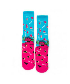 80'S MONSTER SOCK (BL/PK)