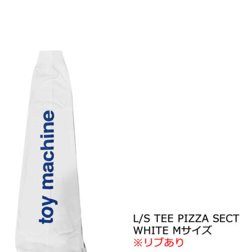 L/S TEE PIZZA SECT (WHITE)