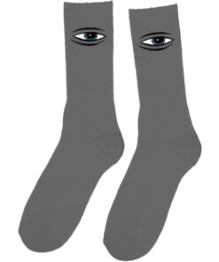 SECT EYE EMBROIDERED SOCK (GREY)