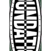 OVAL BLACK/GREEN (8 x 31.8)