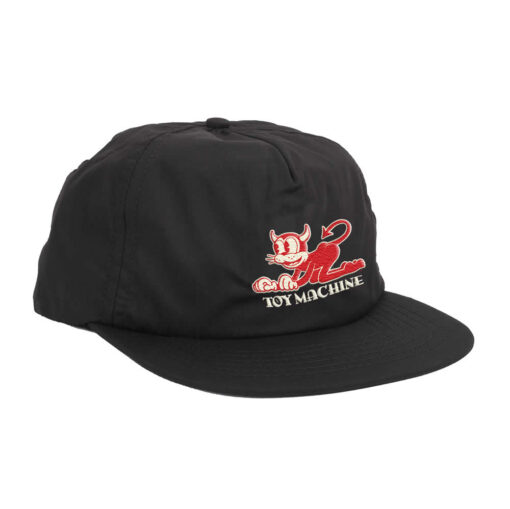 RETRO CAT UNSTRUCTURED CAP (BLACK)