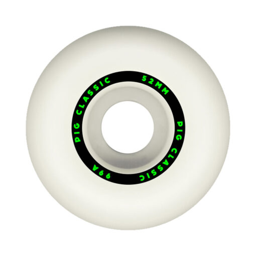 PIG CLASSIC WHITE/GREEN (P-LINE) (52mm / 99A)