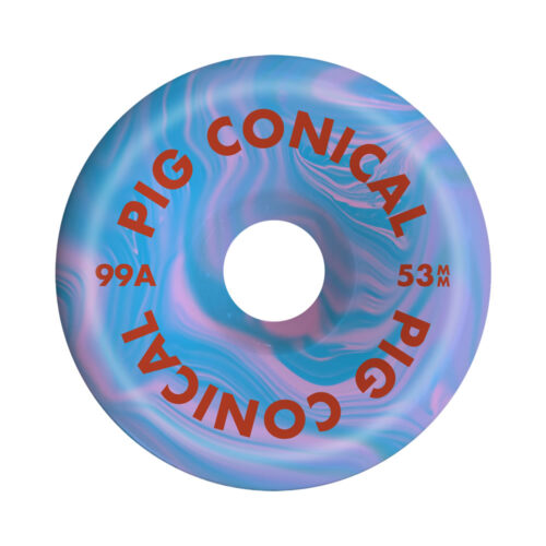 PIG CONICAL SWIRL BL/PK (CONICAL) (53mm / 99A)