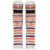 MONSTER FACE MINI STRIPE SOCK (ORANGE)