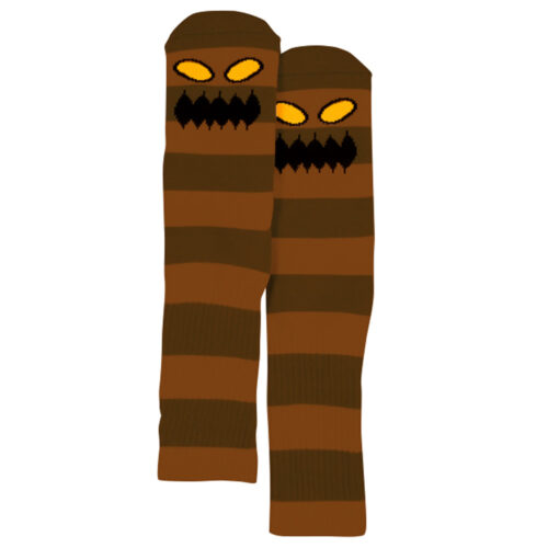 MONSTER BIG STRIPE SOCK (BROWN)