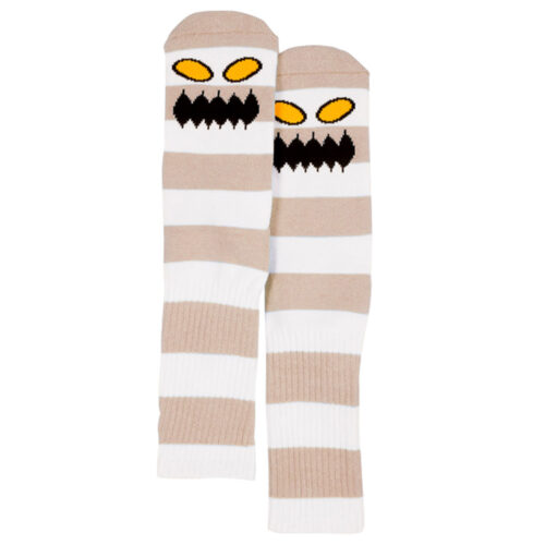 MONSTER BIG STRIPE SOCK (TAN)