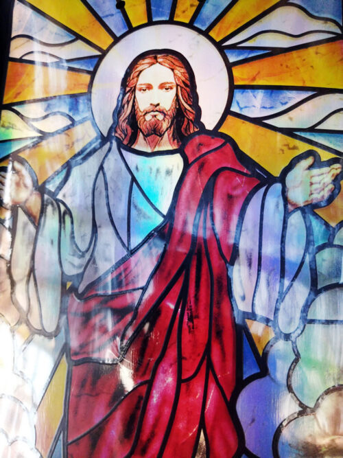 THOMAS STAINED GLASS (8.25 x 31.87)