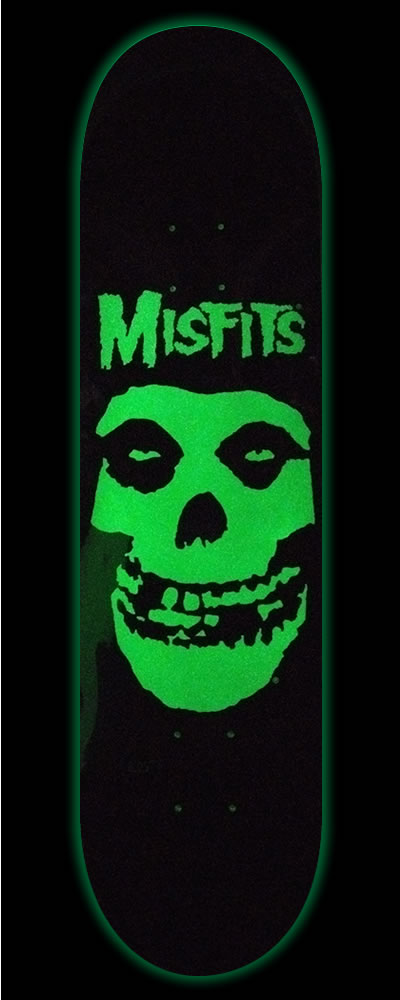 MISFITS FIEND SKULL GITD (8.25 x 31.87)