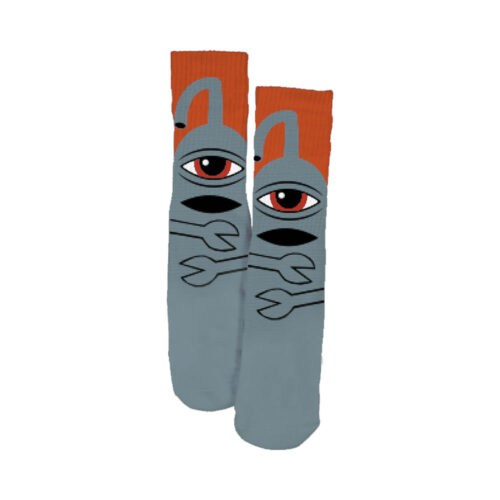 SECT HUG SOCK (GREY/ORANGE)