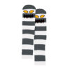 MONSTER BIG STRIPE SOCK (GREY/WH)